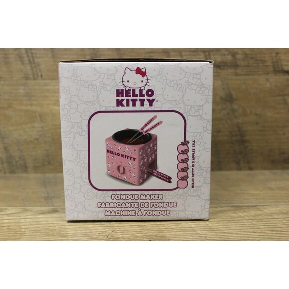 Hello Kitty Chocolate Fondue Maker Mini Size NWT Dipping Set - Picture 2 of 12